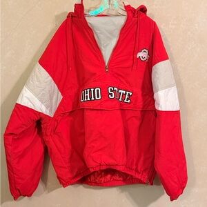 Ohio State Pro Edge Red and White Jacket